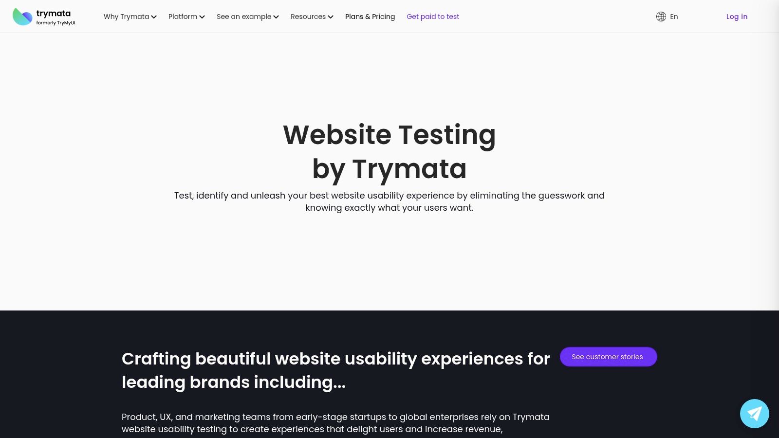 Trymata (formerly TryMyUI) – Moderated Usability Testing