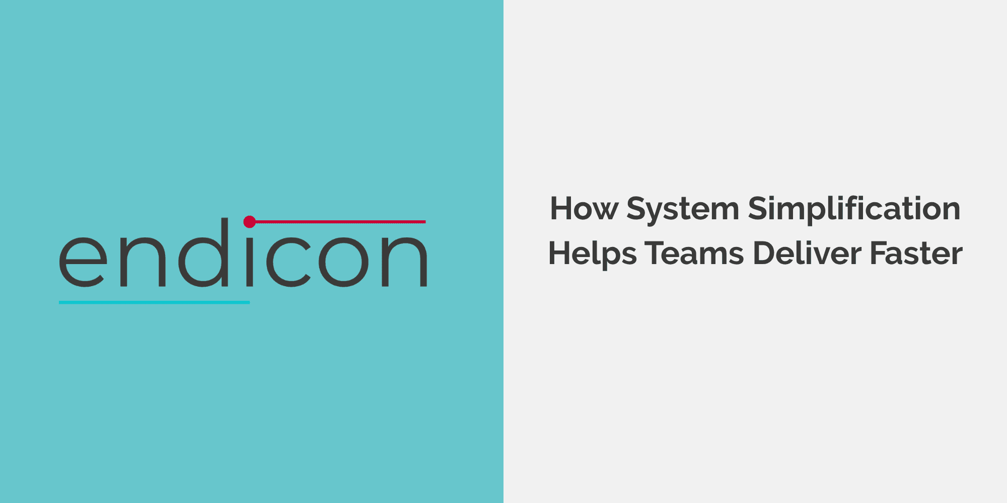 Team reviewing a simplified system architecture to improve delivery speed