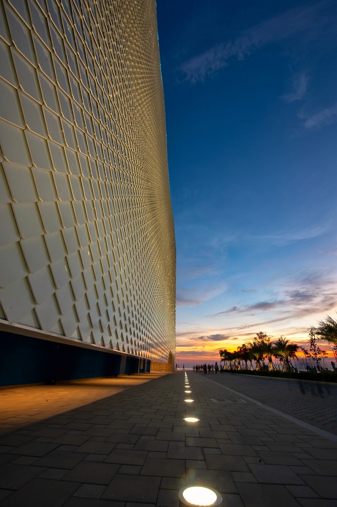 Exterior view of Encore Malacca Impressions Theatre project by Asima Architects
