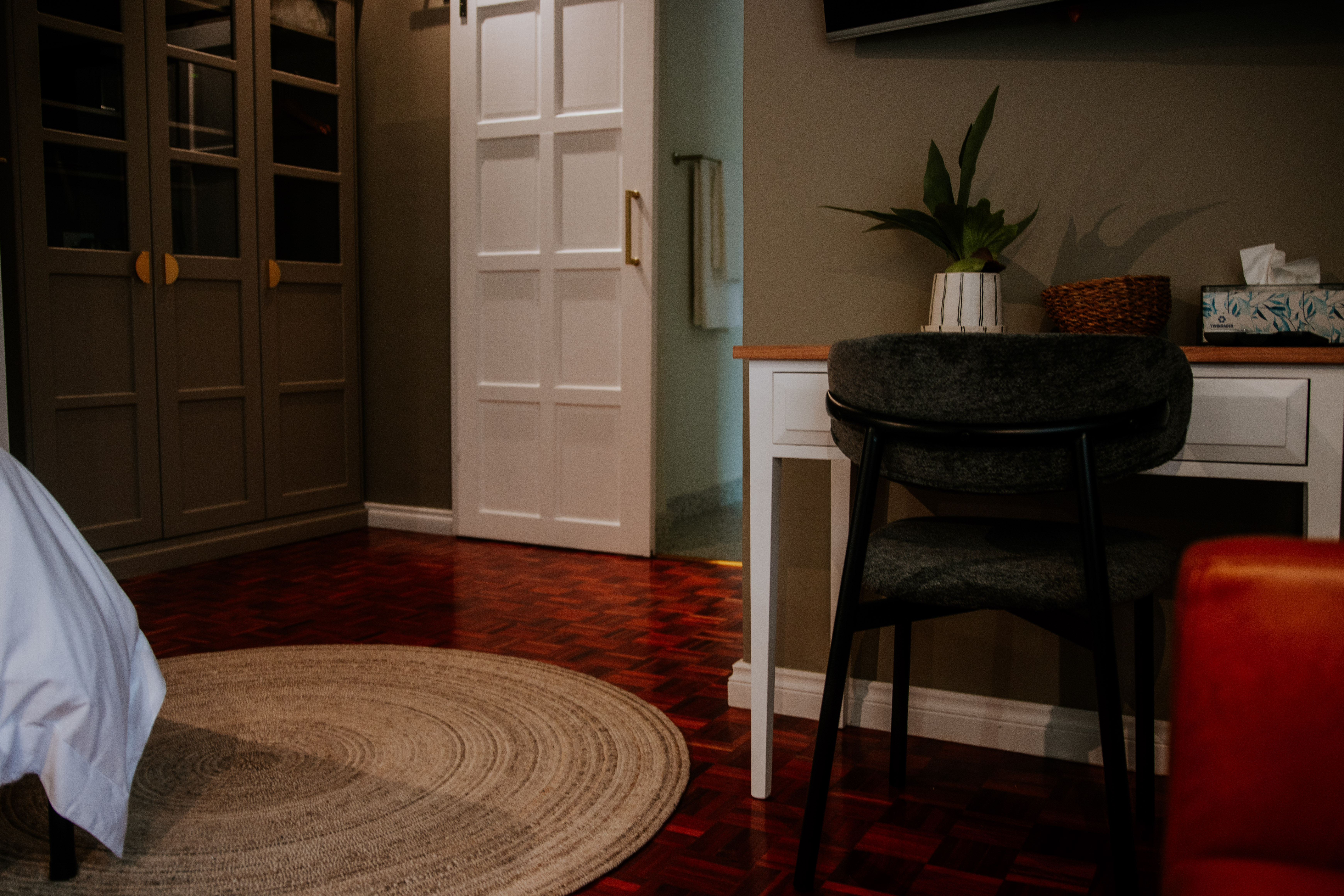 many beauty products on a table