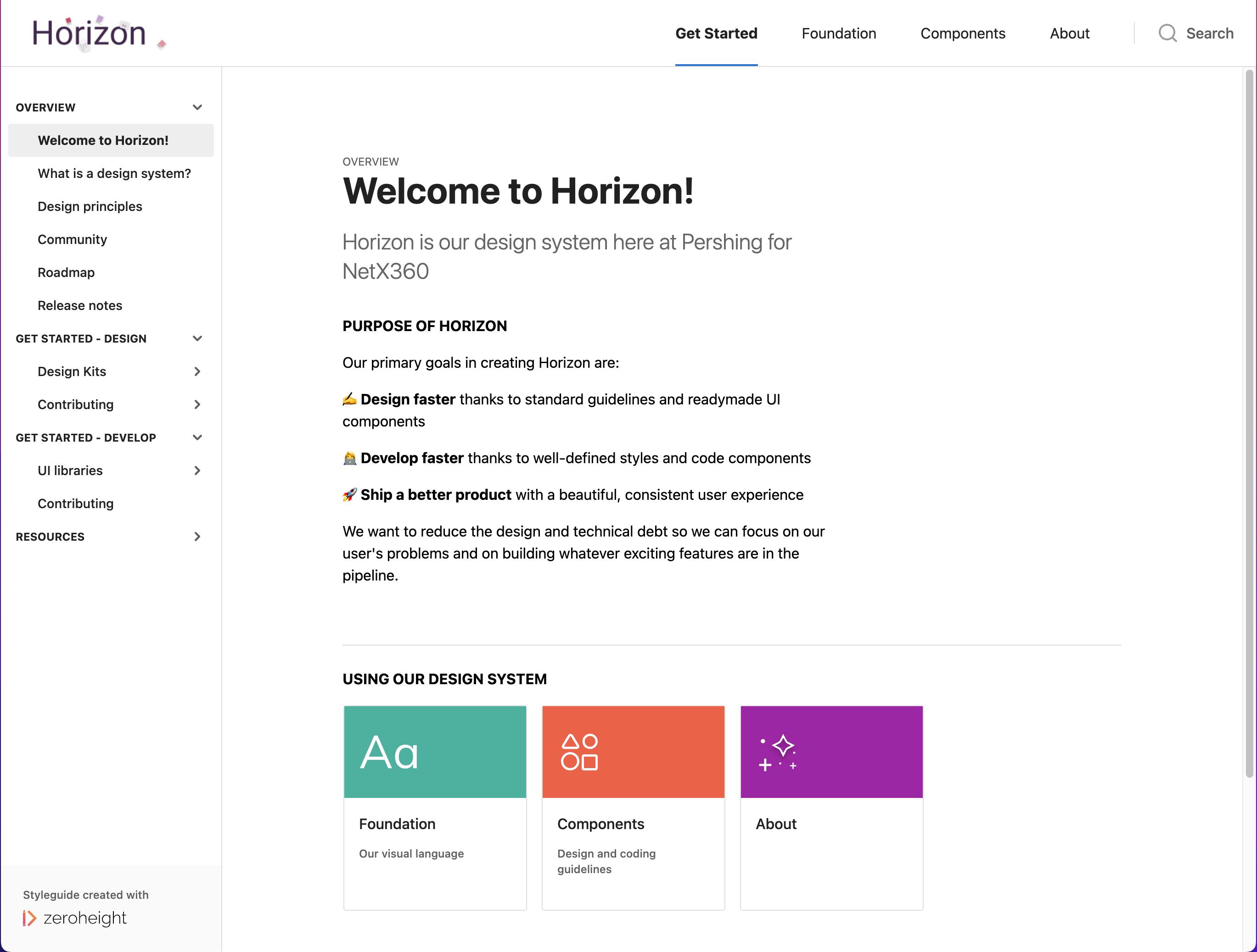 Design System Reference Site