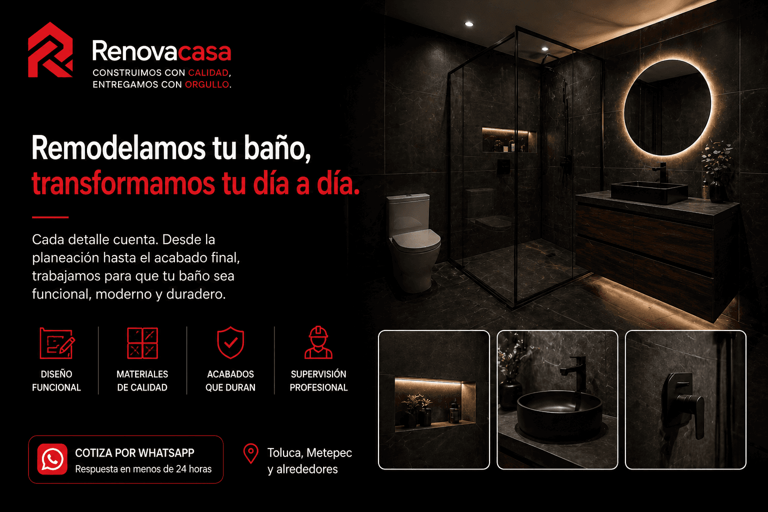 Remodelacion de Baño en Toluca