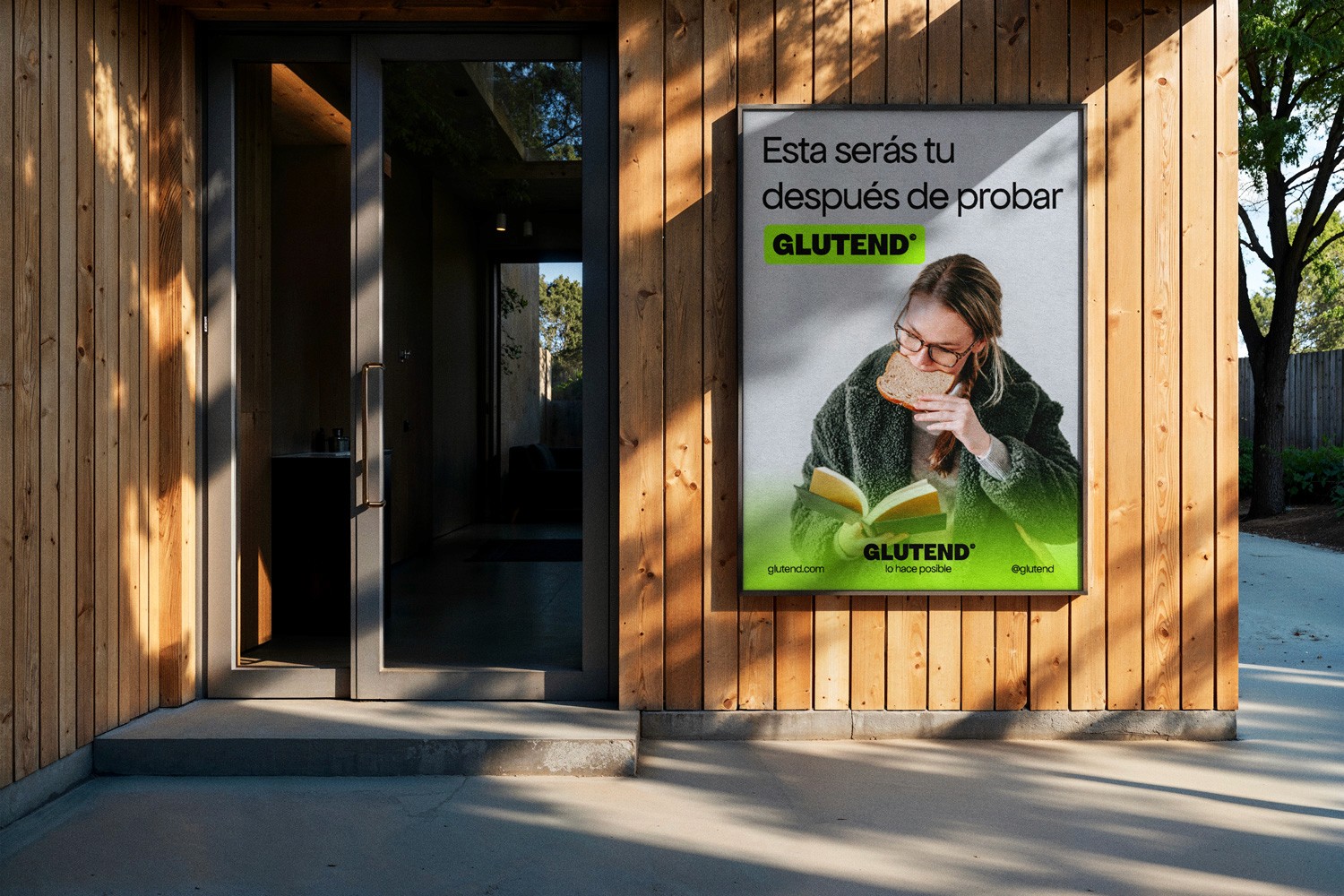girl eating bread poster