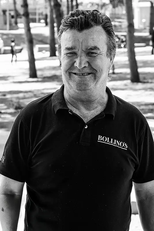 Portretfoto van Rafael, teamlid bij Bollino’s Broodjes