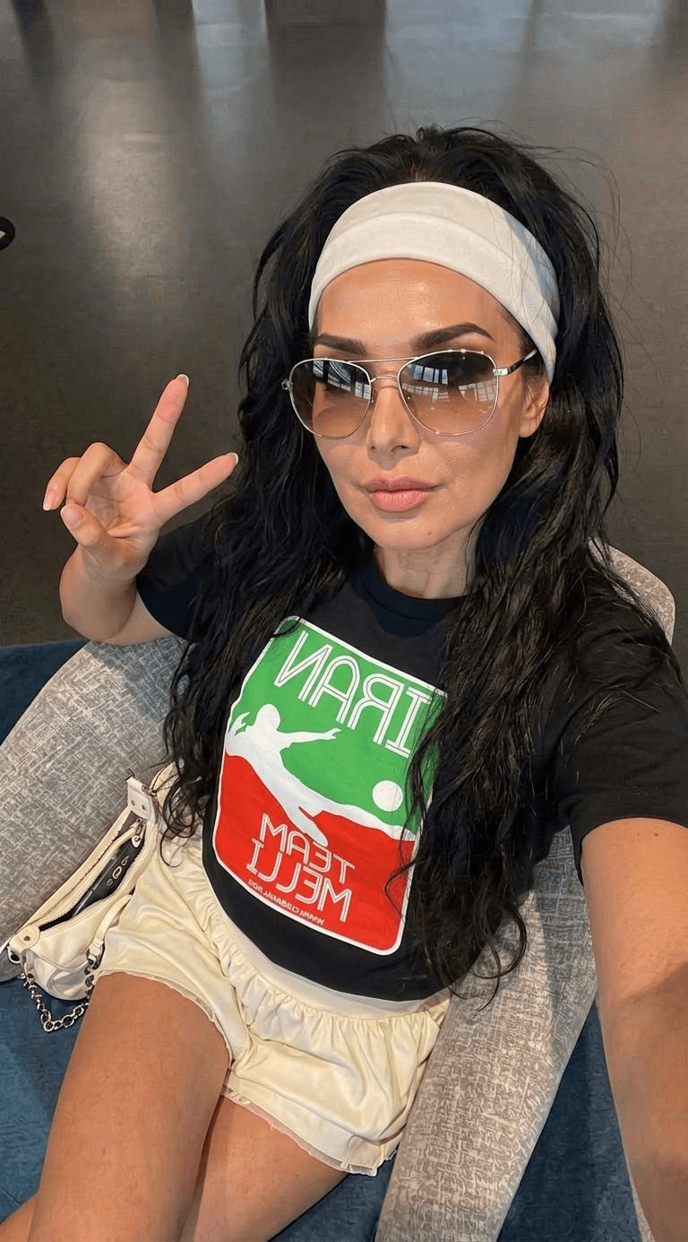 Princess Rashel Pouri poses in casual attire, promoting Rashel Miracle Products ahead of the Dubai skincare brand launch.