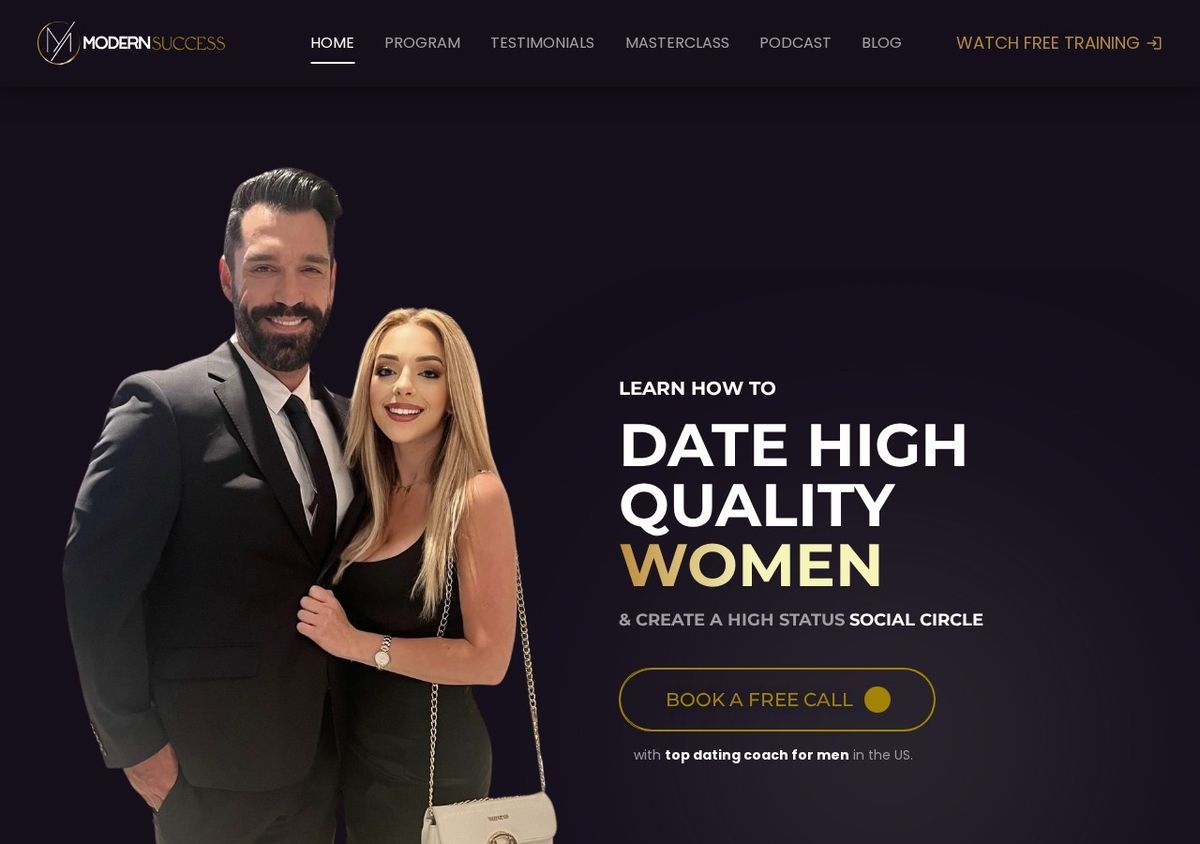 Modern Flirting website