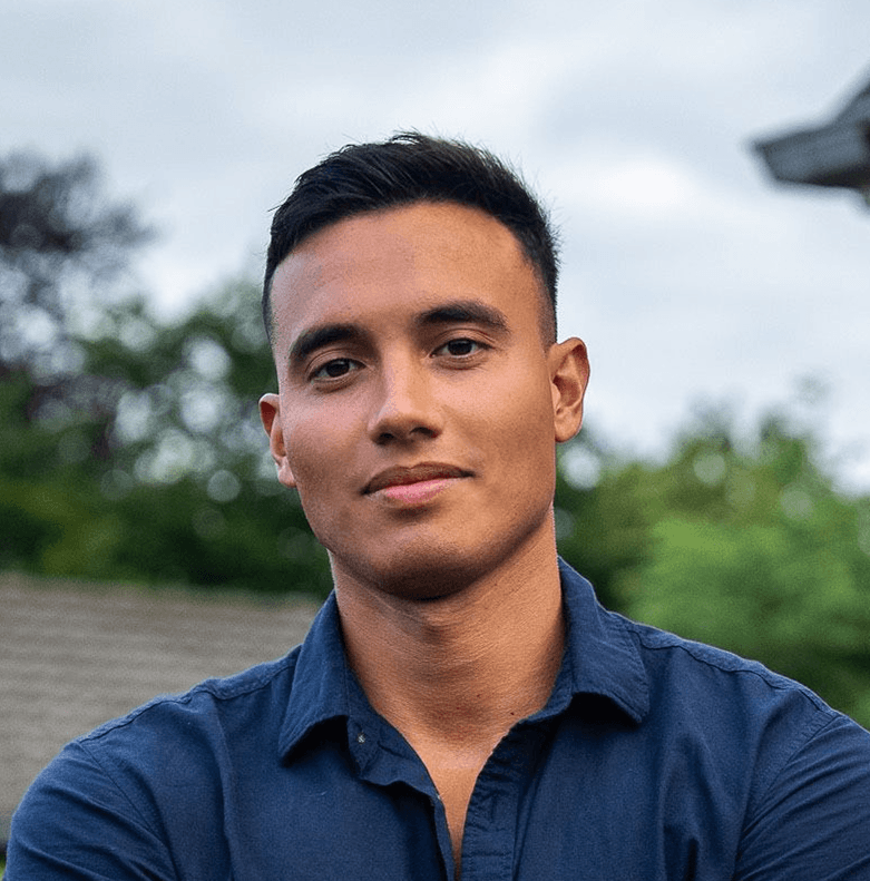 Portrait of Yordi Baptist, CEO and founder of Black Isle Collective, video content production company.