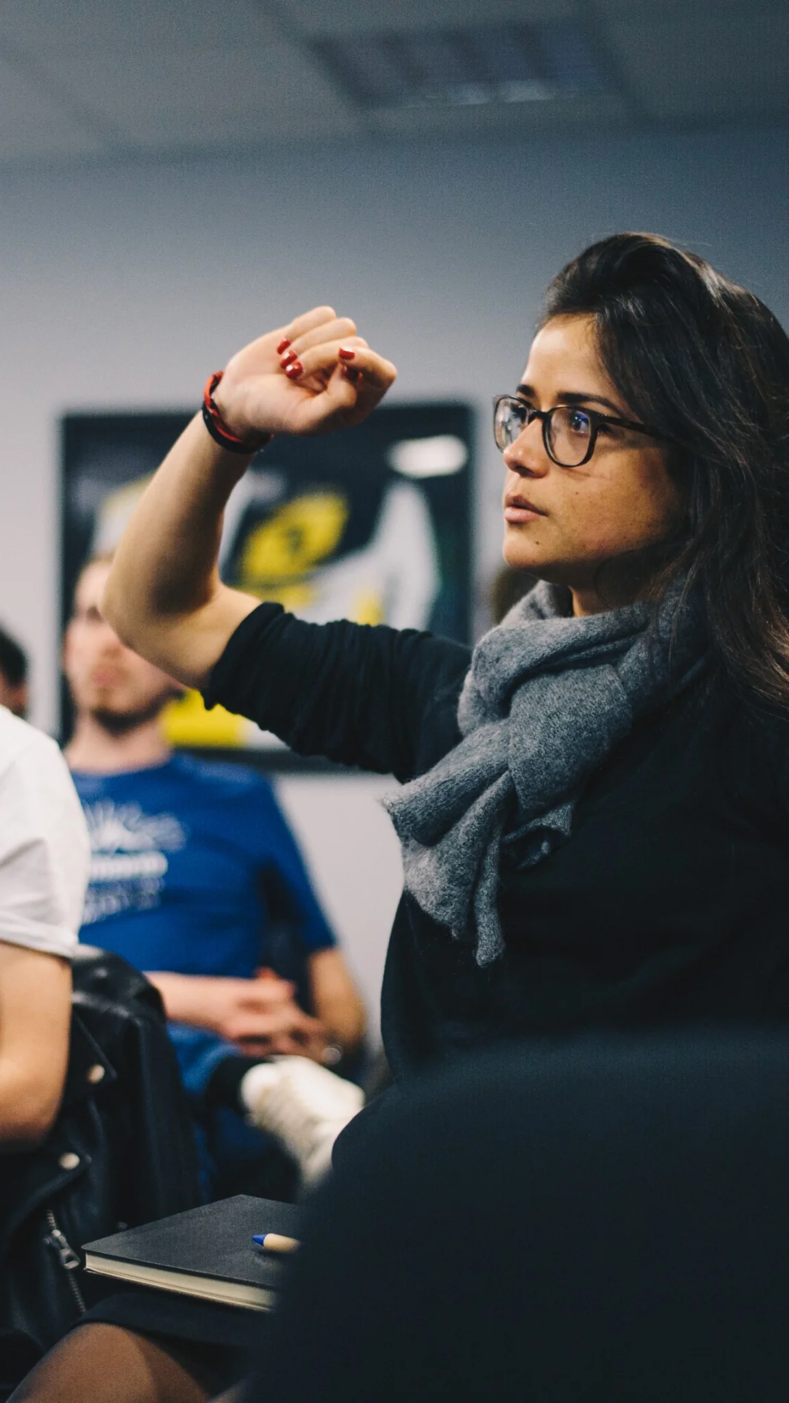 Session de questions-réponses pendant la formation Shimano sur les réseaux sociaux