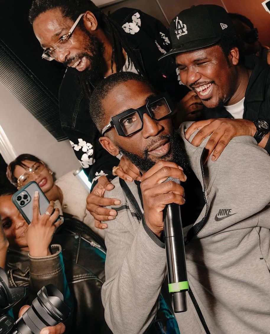Specs MCing at Chip's League of My Own Re-Release set