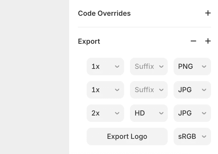 Grafiken mit Framer exportieren