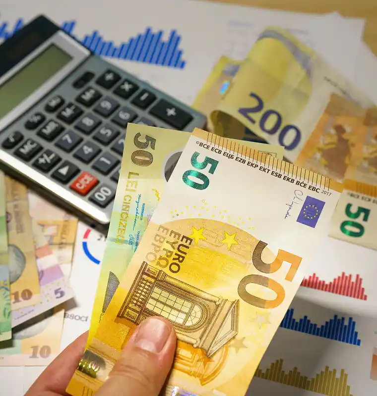 Euro bills representing fair pricing