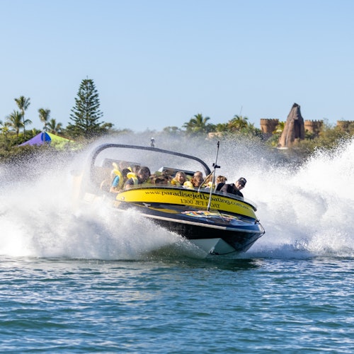 Jet boat splash