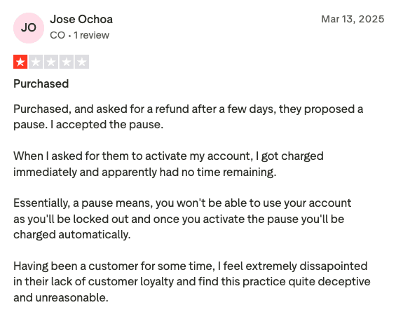 User claiming Video Ad Vault Tubesift is using deceptive business practices and not handling refunds properly