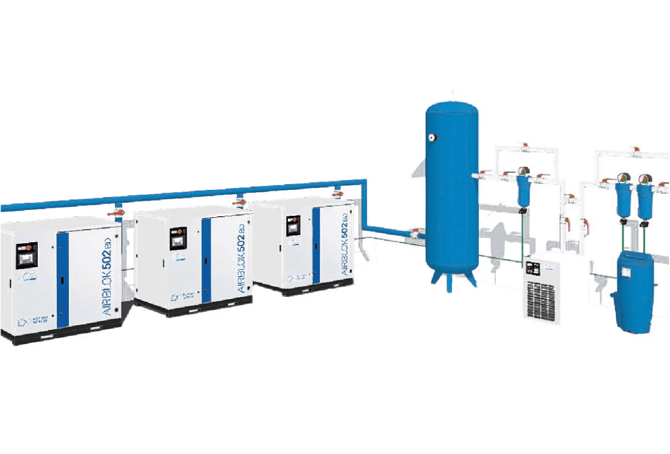 KOMPLETT LÉGRENDSZER 3D