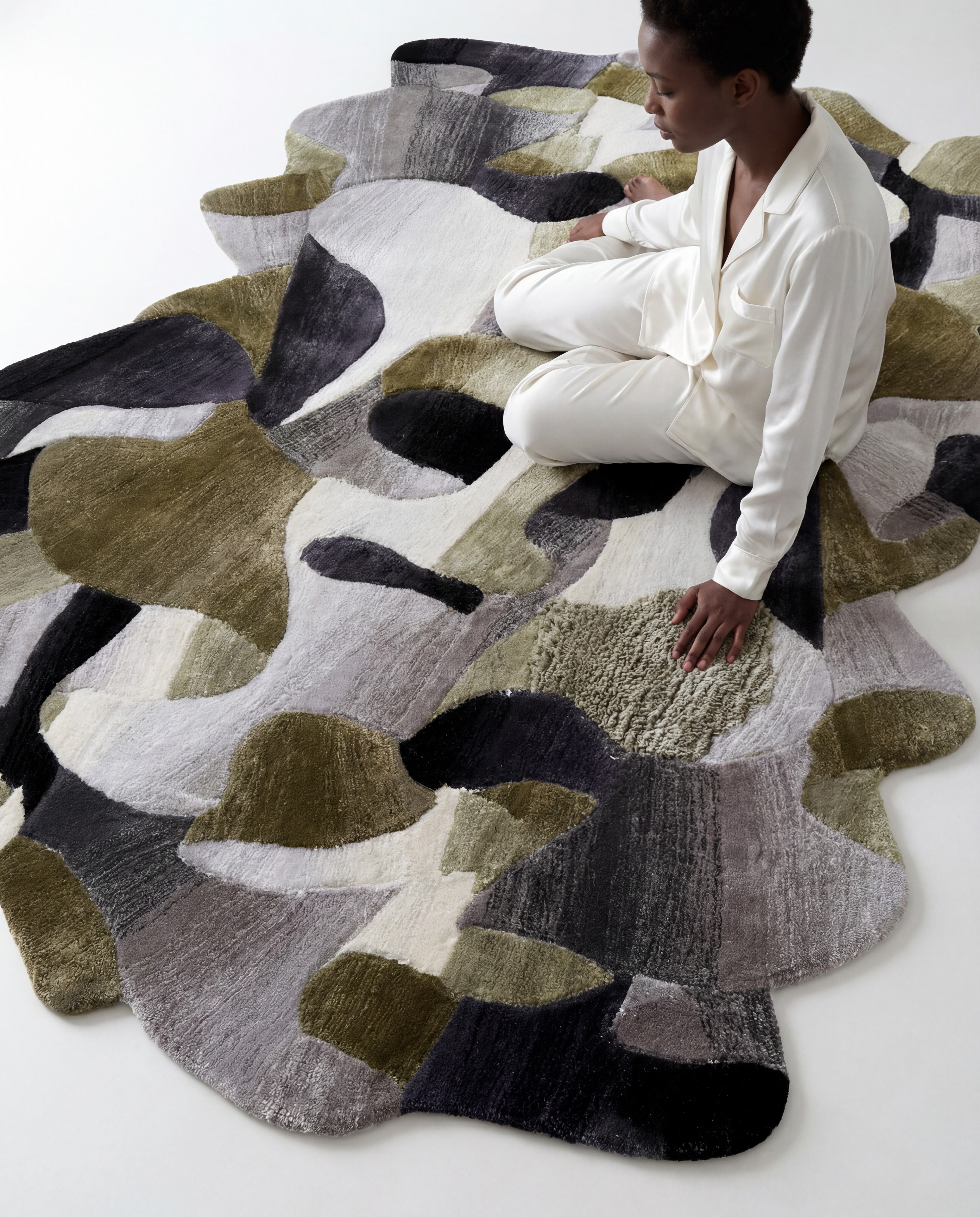 Man Wearing Black Coat