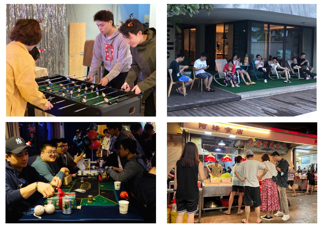 团队活动与聚餐场景