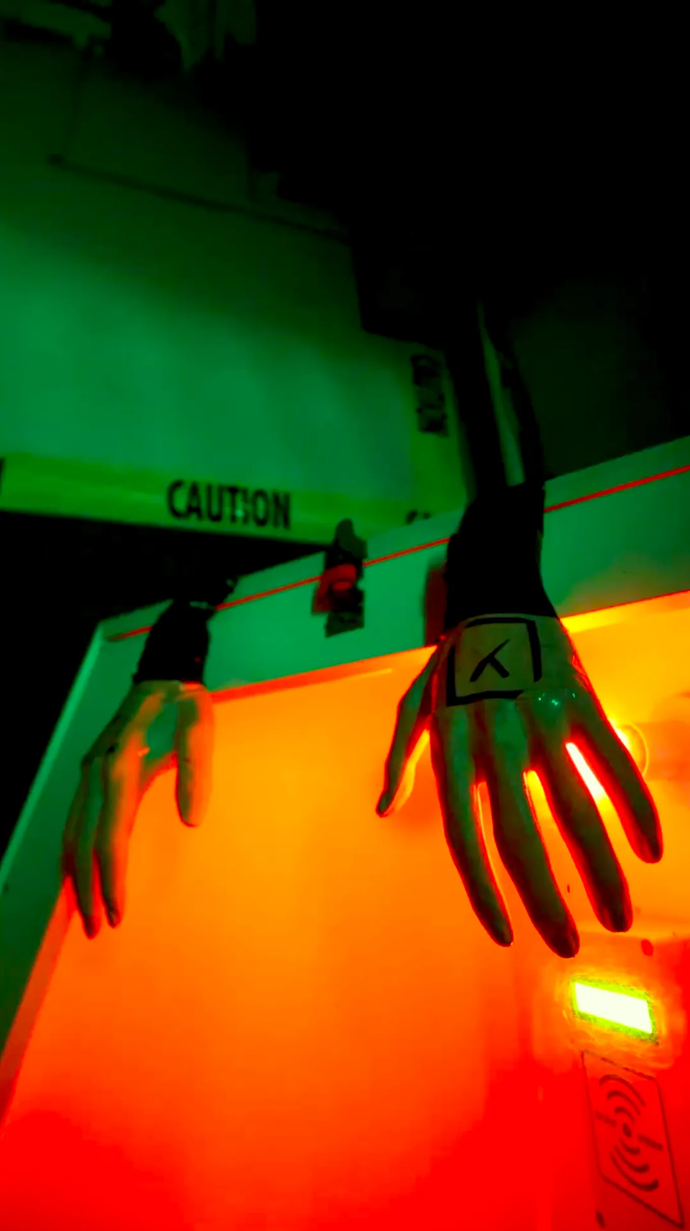 Thrilling moments as a team battles time to escape the virus outbreak in Quarantine Zone mystery room