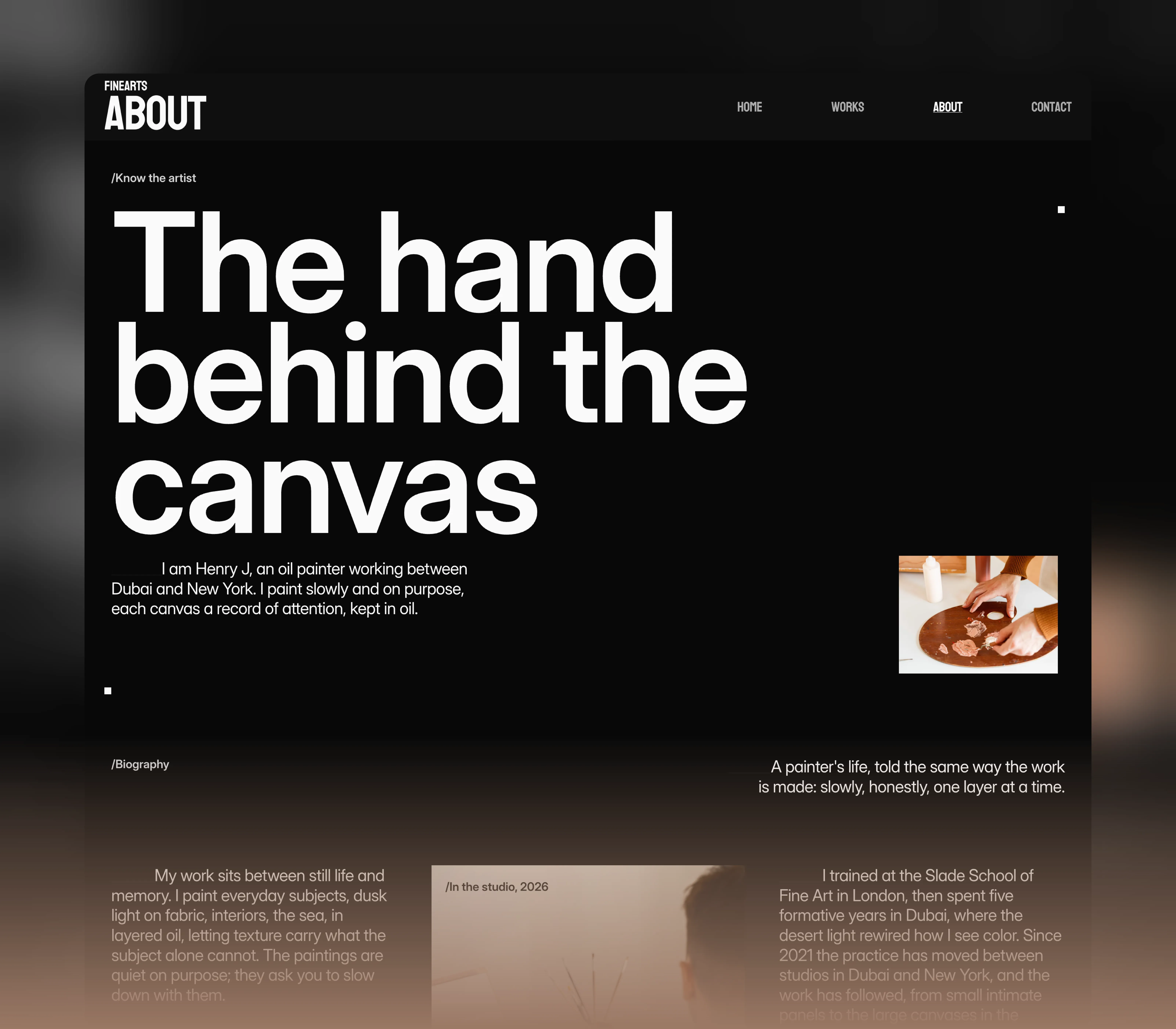 A white themed real estate website property details section mockup.
