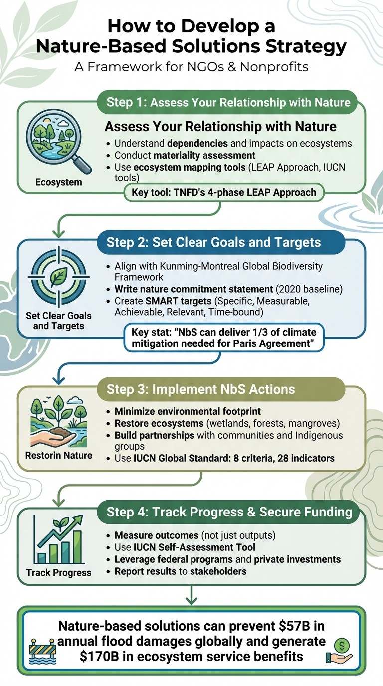 4-Step Nature-Based Solutions Strategy for Nonprofits