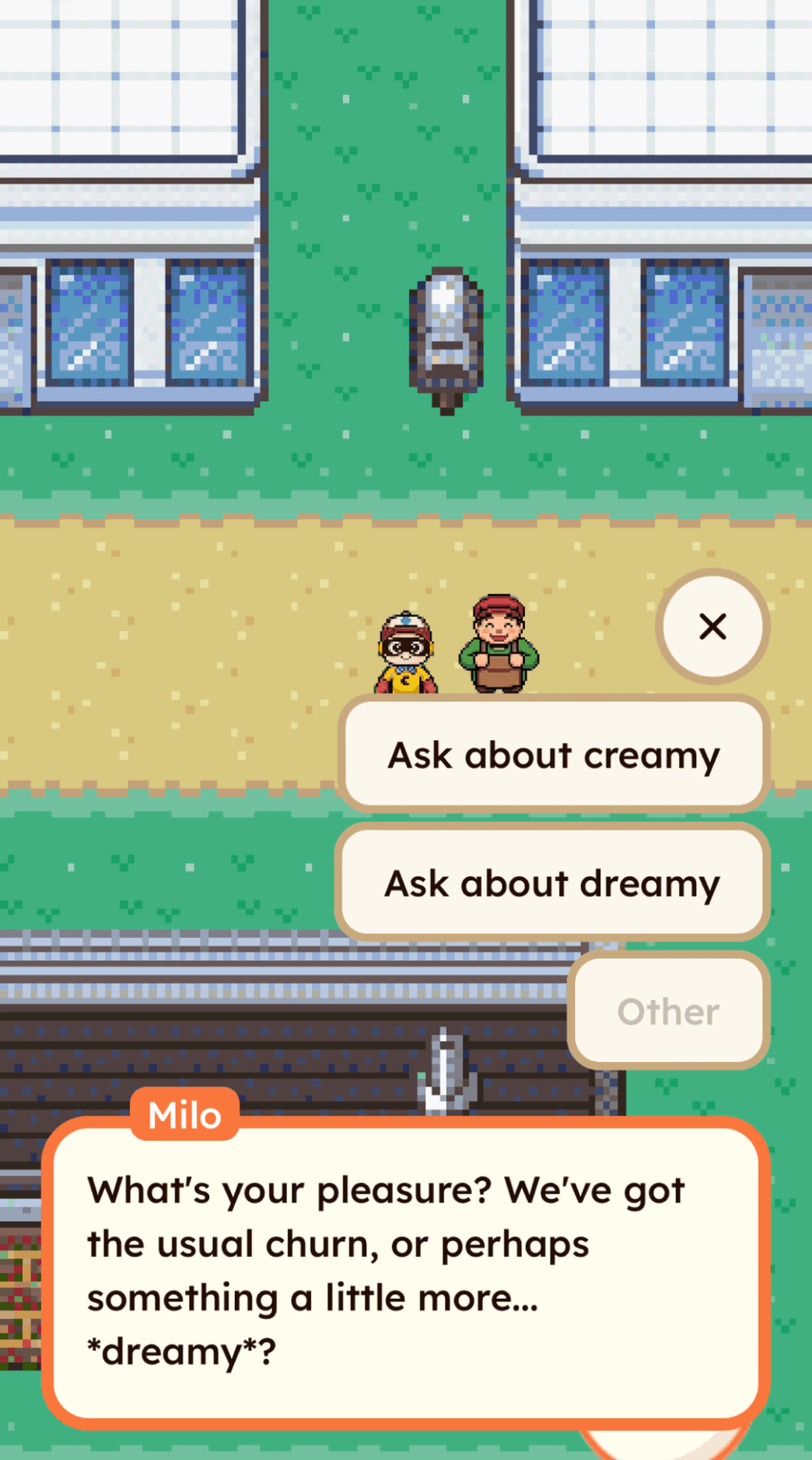 Chatting with an AI character NPC that understands context, memory, and emotions inside an AI Town simulation