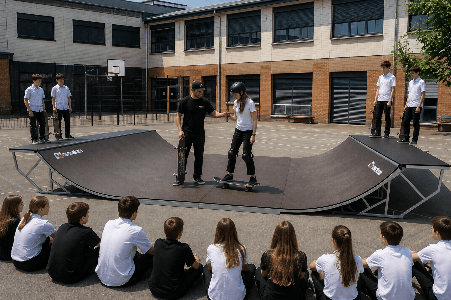 nanuskate skateboard mini ramp