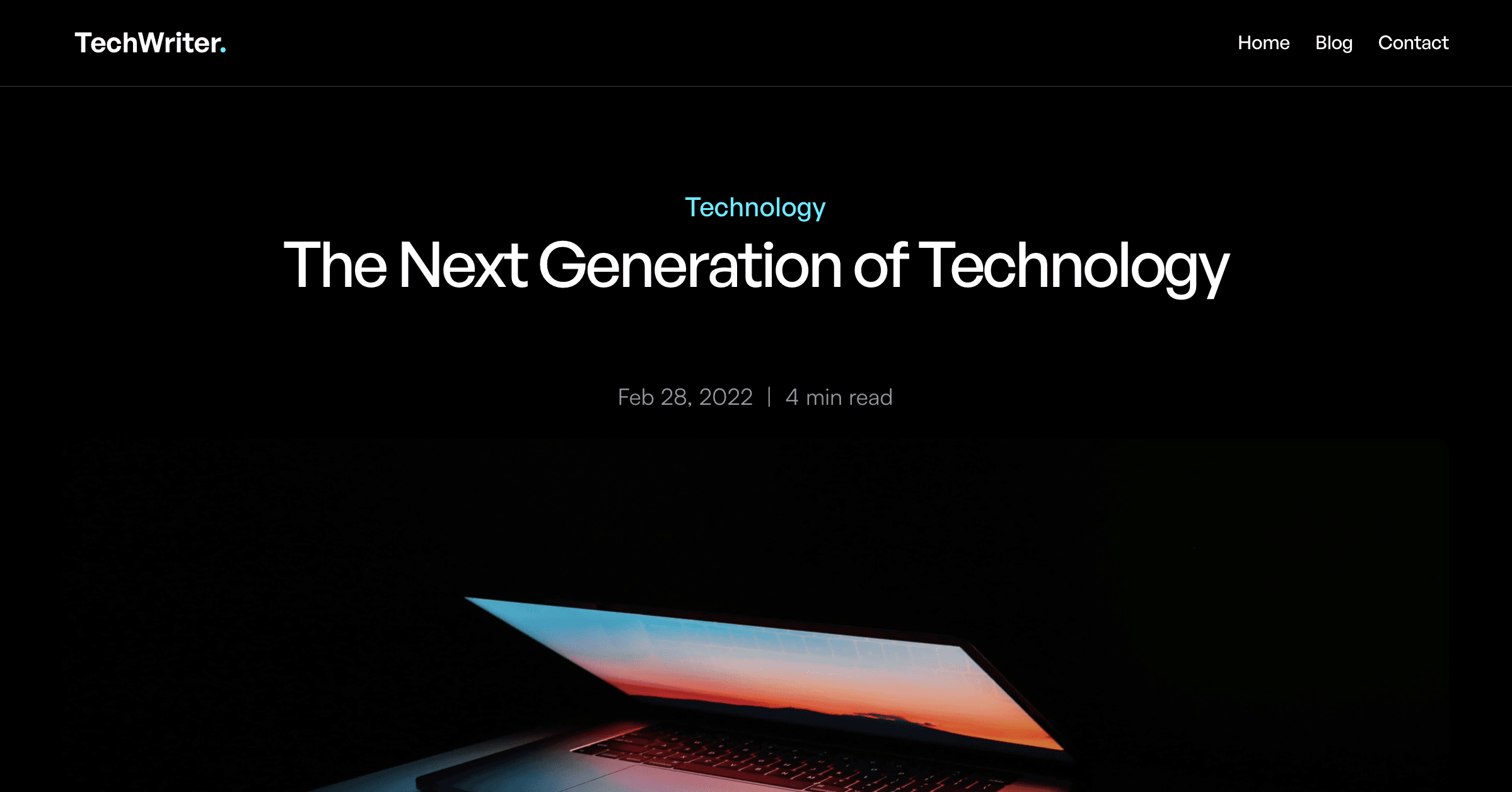 The Next Generation of Technology
