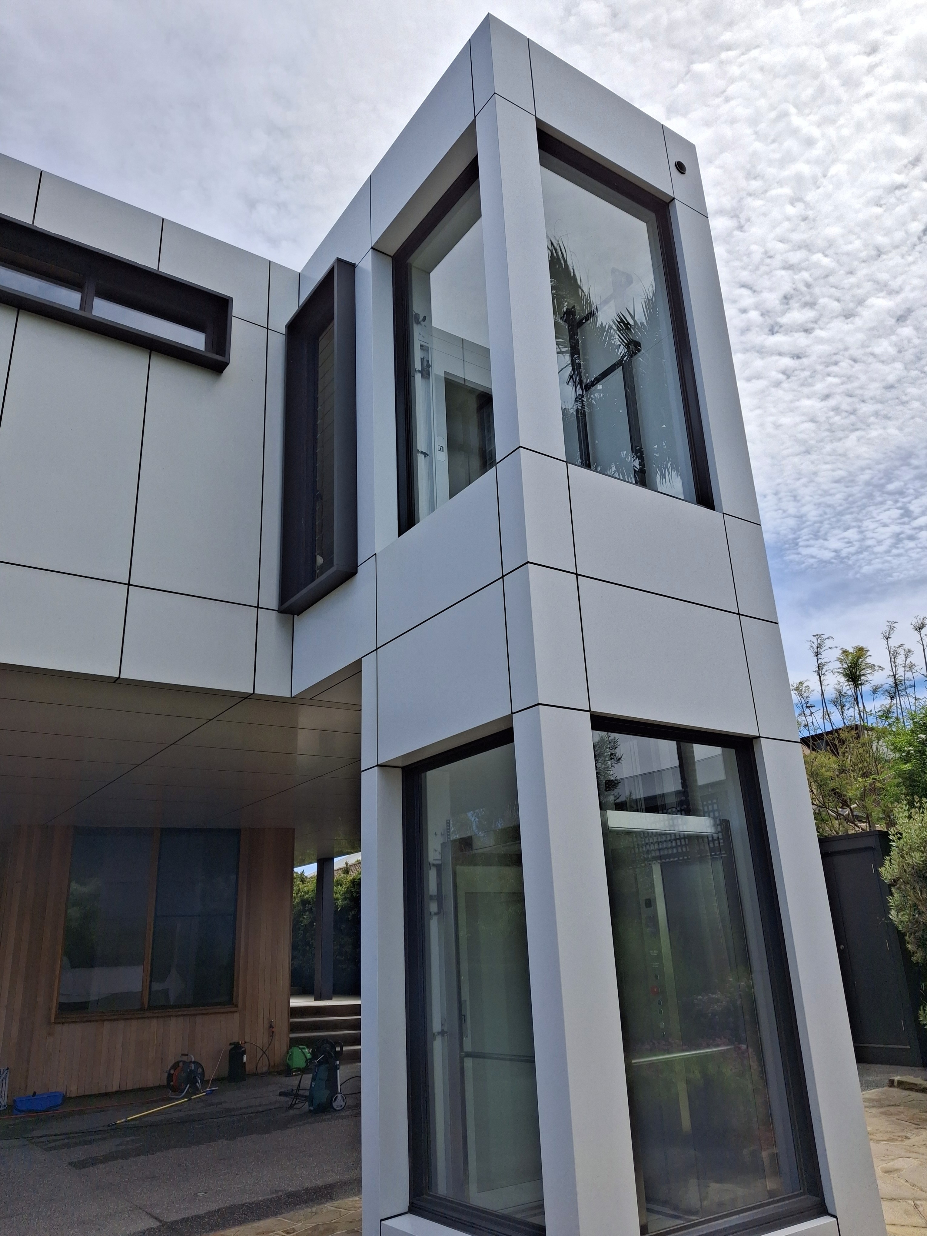 Dazzle Logo with sign vertical