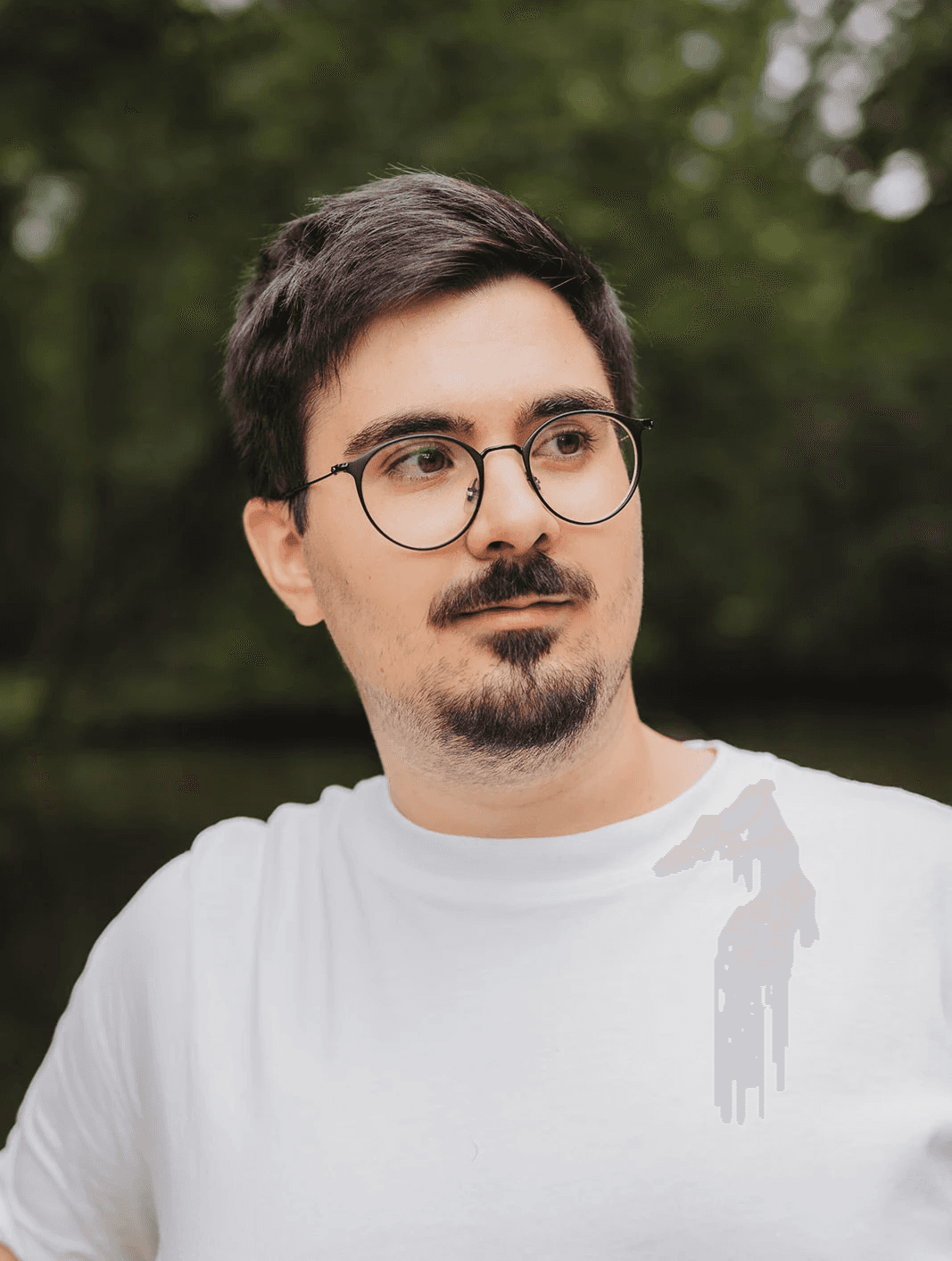 a photo of me and my brother's cat, Kos