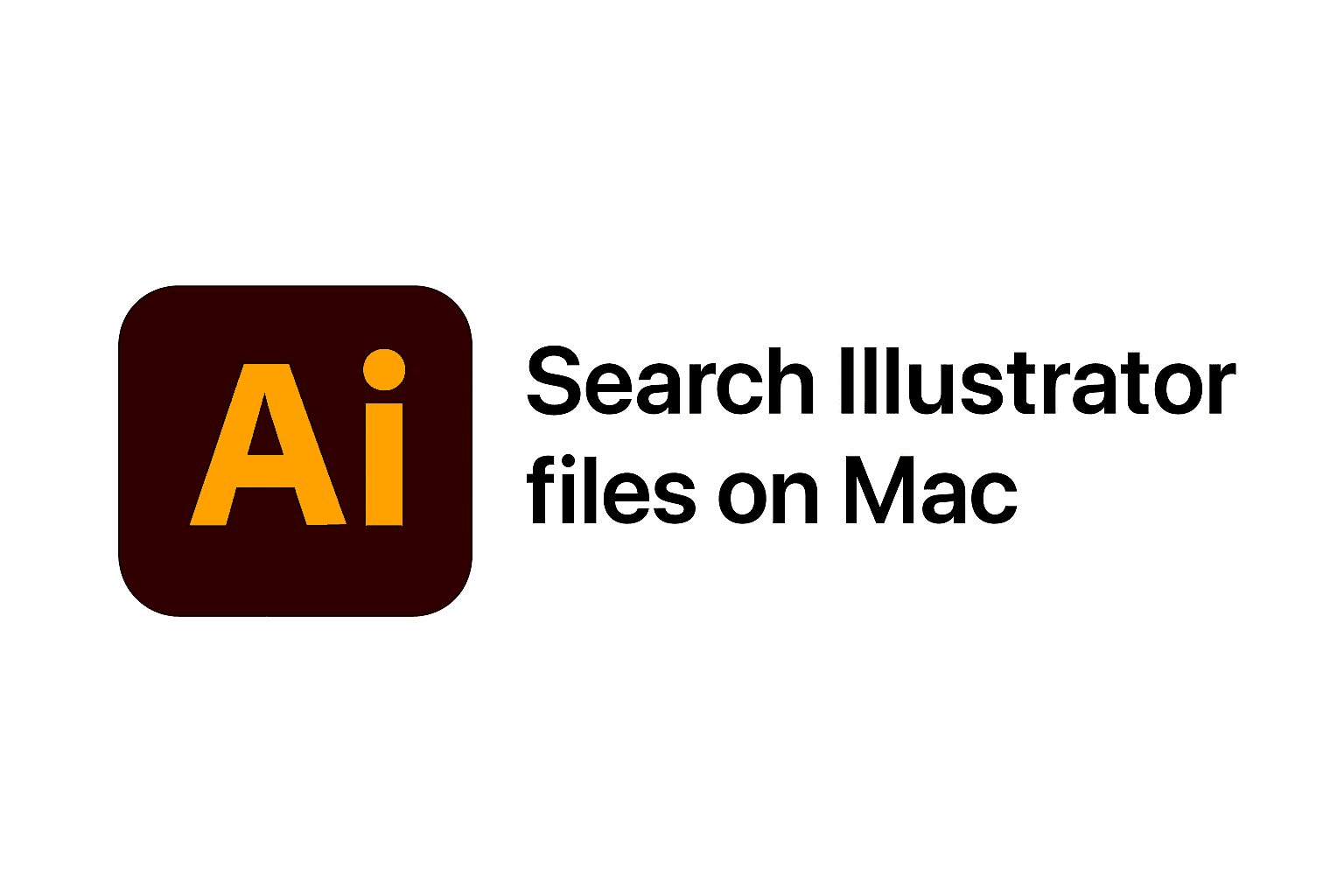 Search Illustrator files on Mac