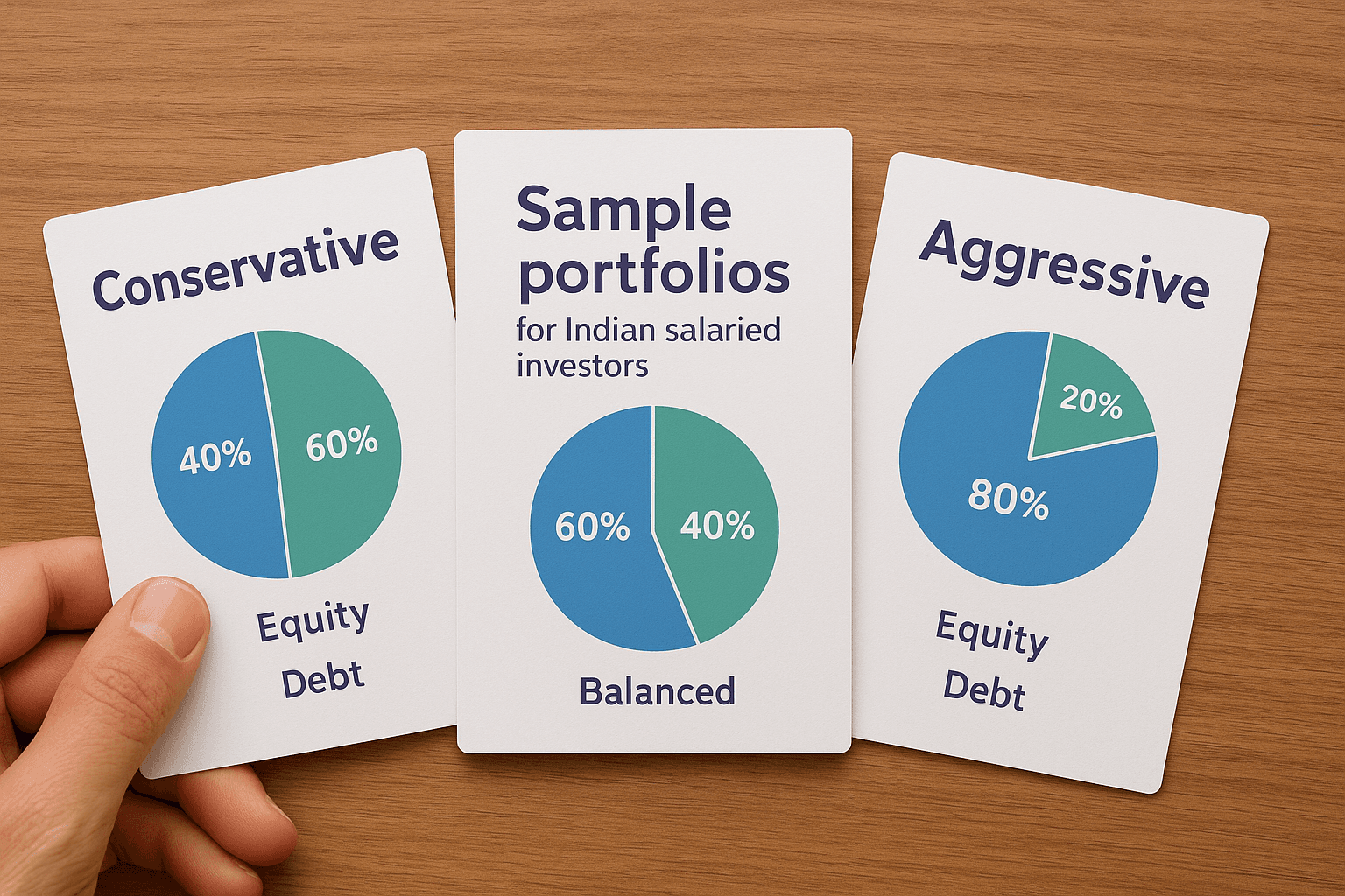 Sample portfolios for Indian salaried investors