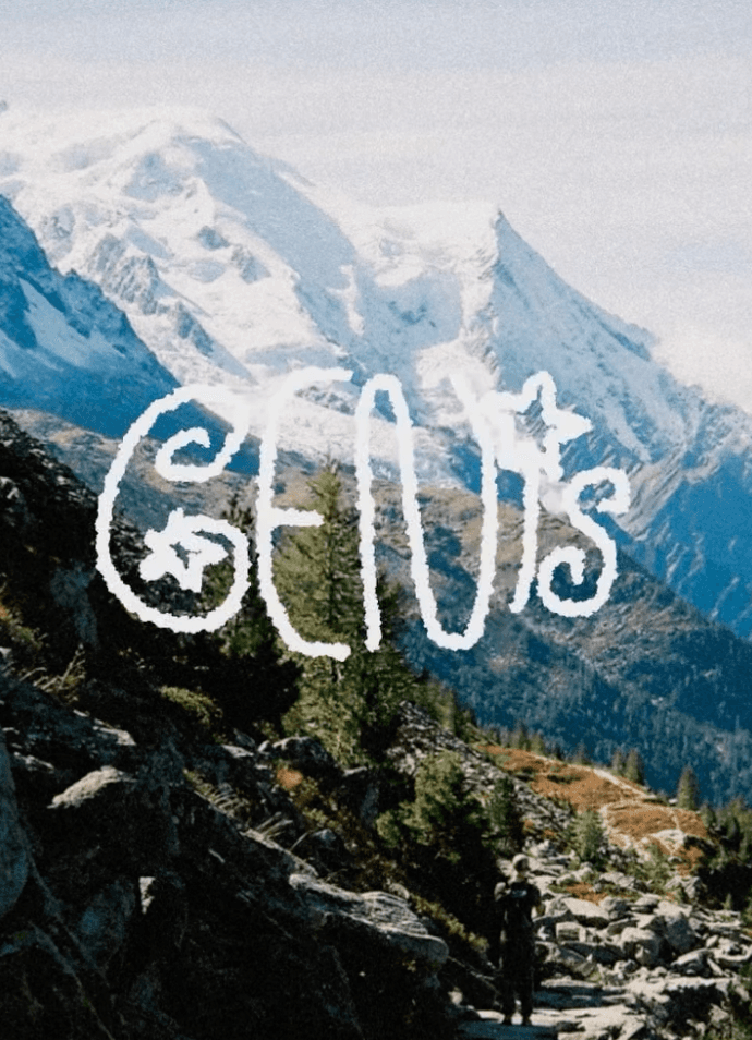 beni's logo against backdrop of mountains