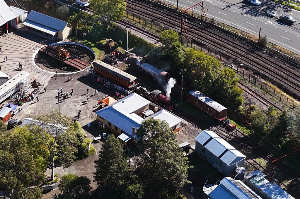 Stevo the Tank Locomotive at work at the Blue Mountains Locomotive Depot