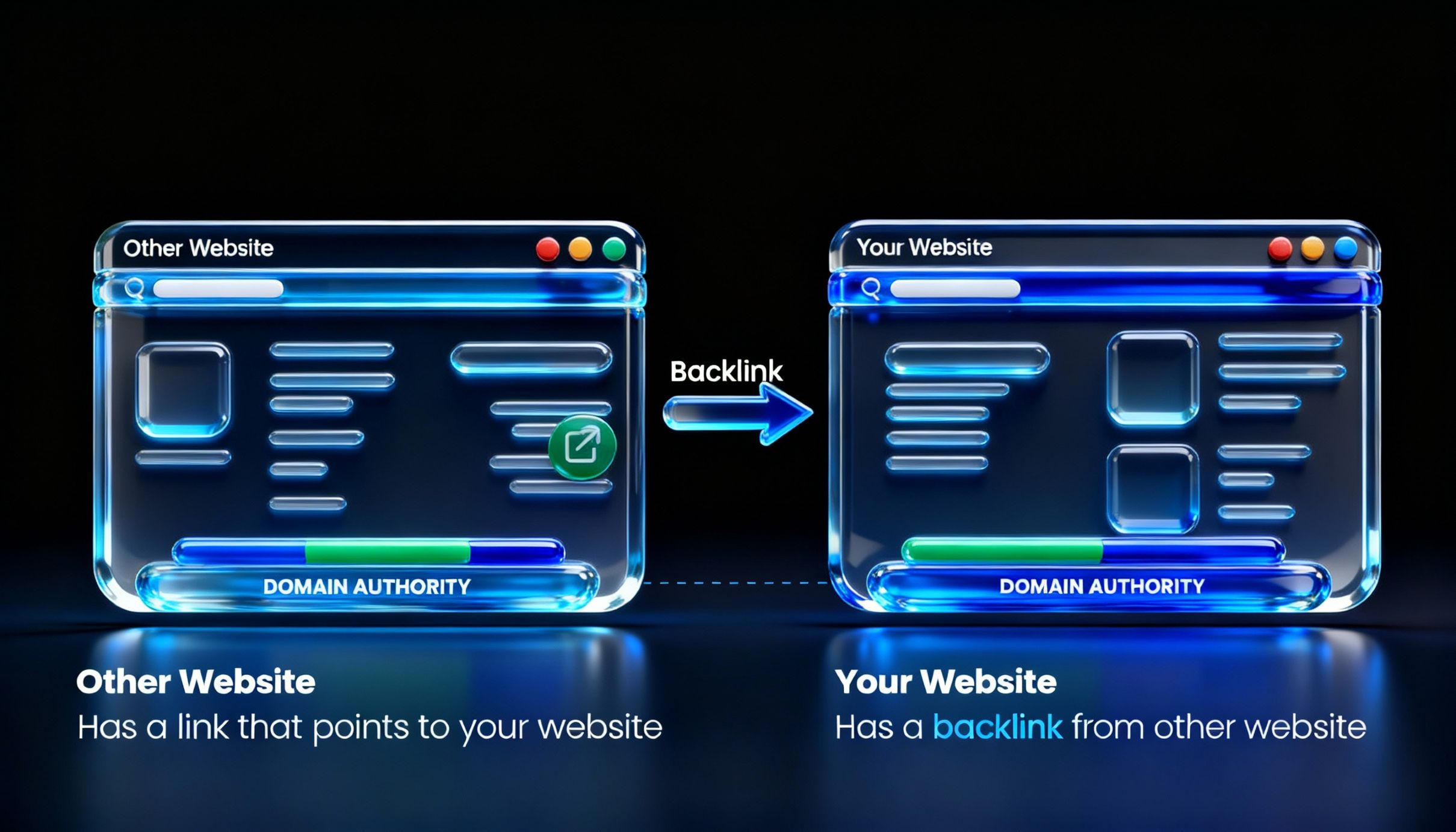 SEO Tips - Build High Authority Backlings Illustration