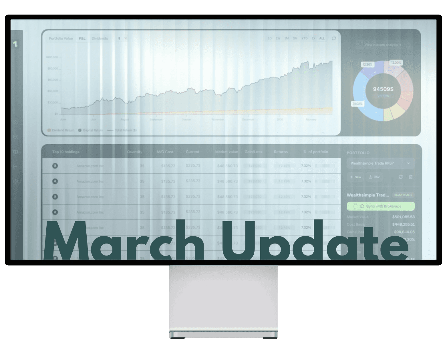 software dashboard image