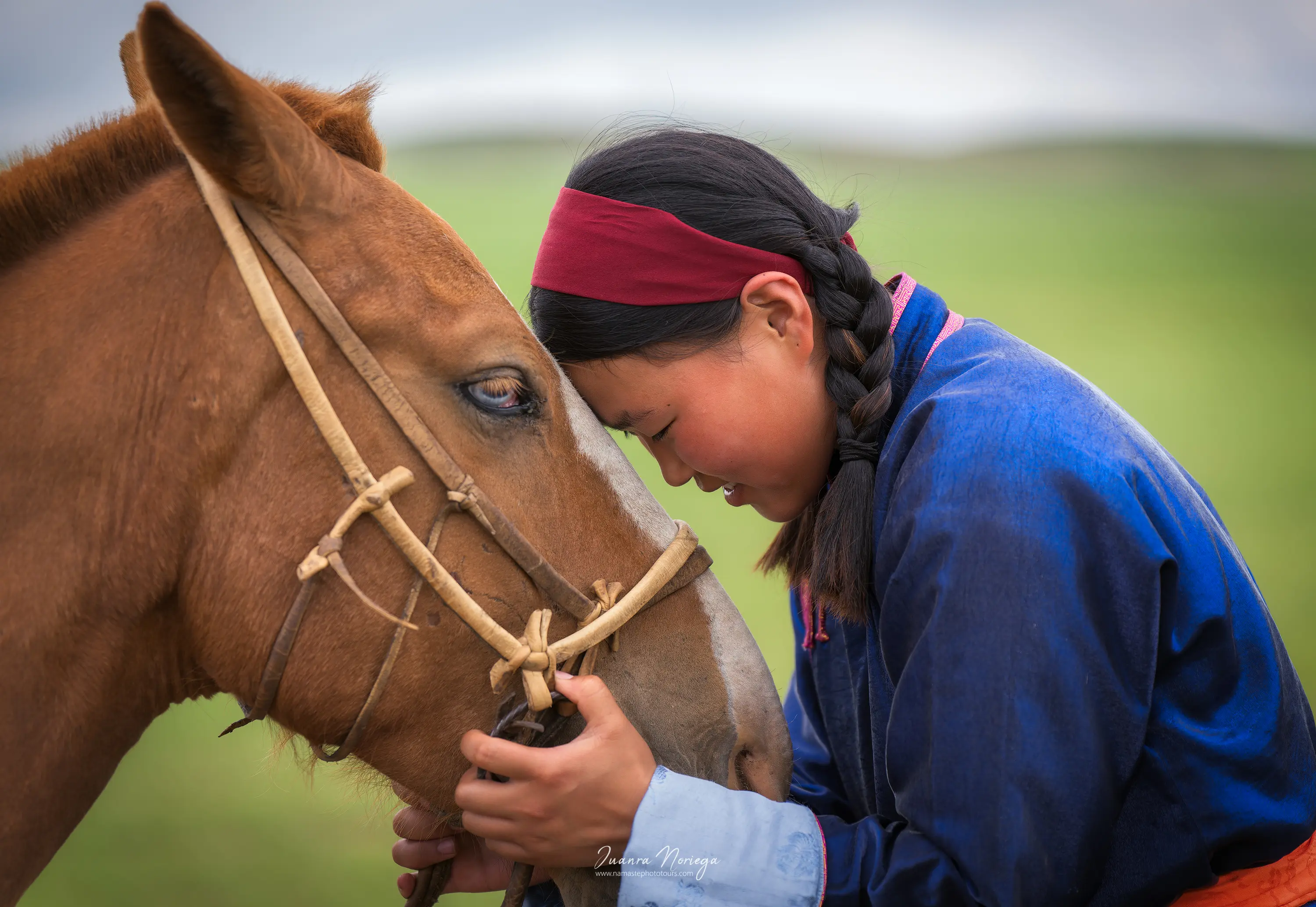 Nomada tradicional en Mongolia