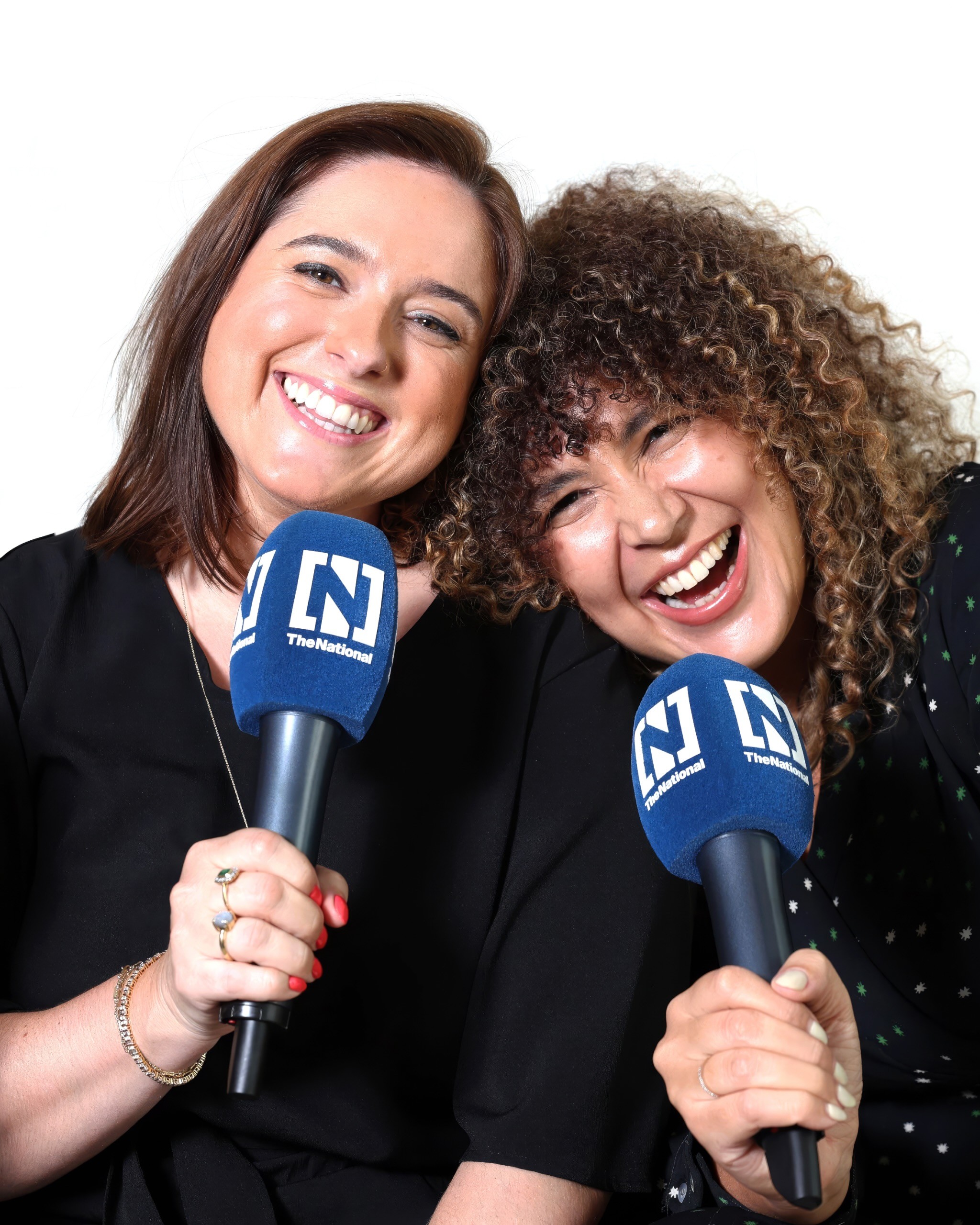 The National News Branding Logo Icon Mic Presenter