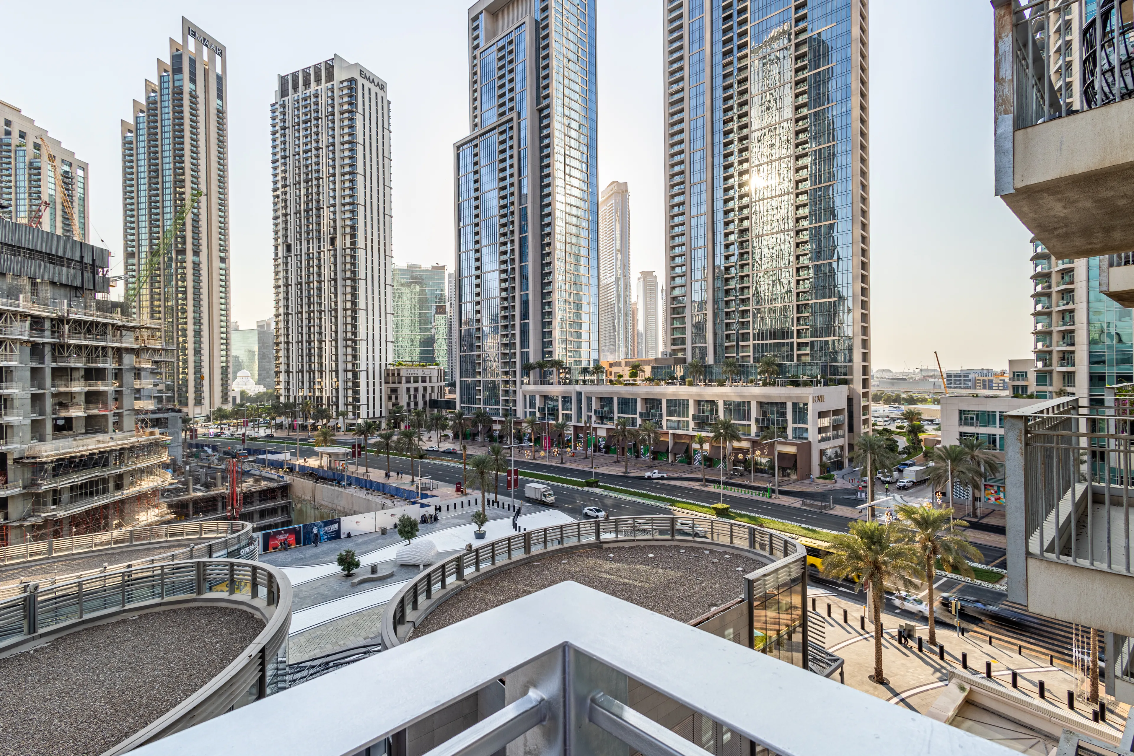 A view on Dubai skyscrapers.