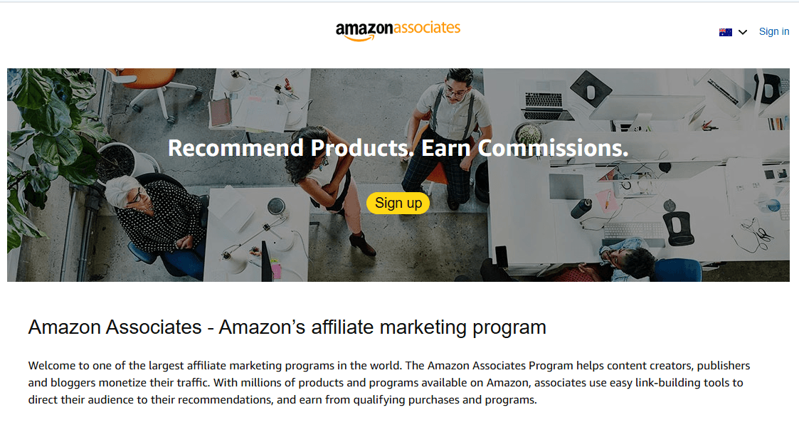 Amazon Associates program