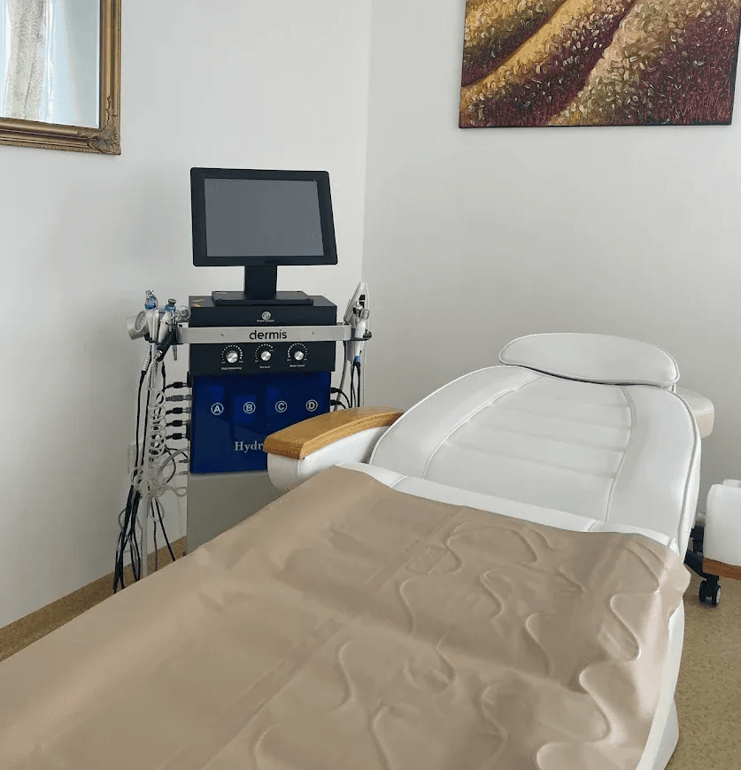 Modern hospital room