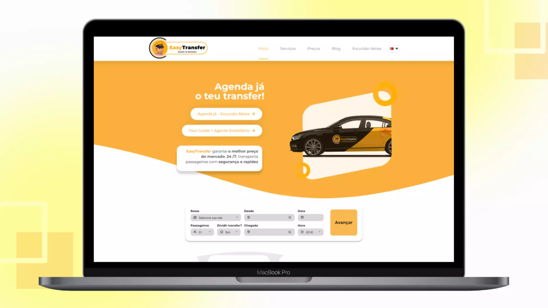 EasyTransfer Portugal - ux/ui design - tc- banner