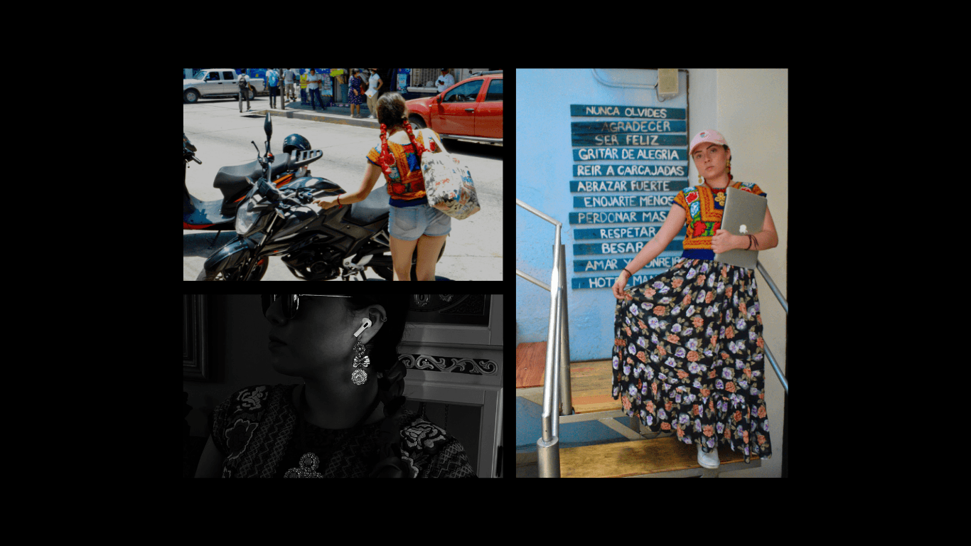 a black female model