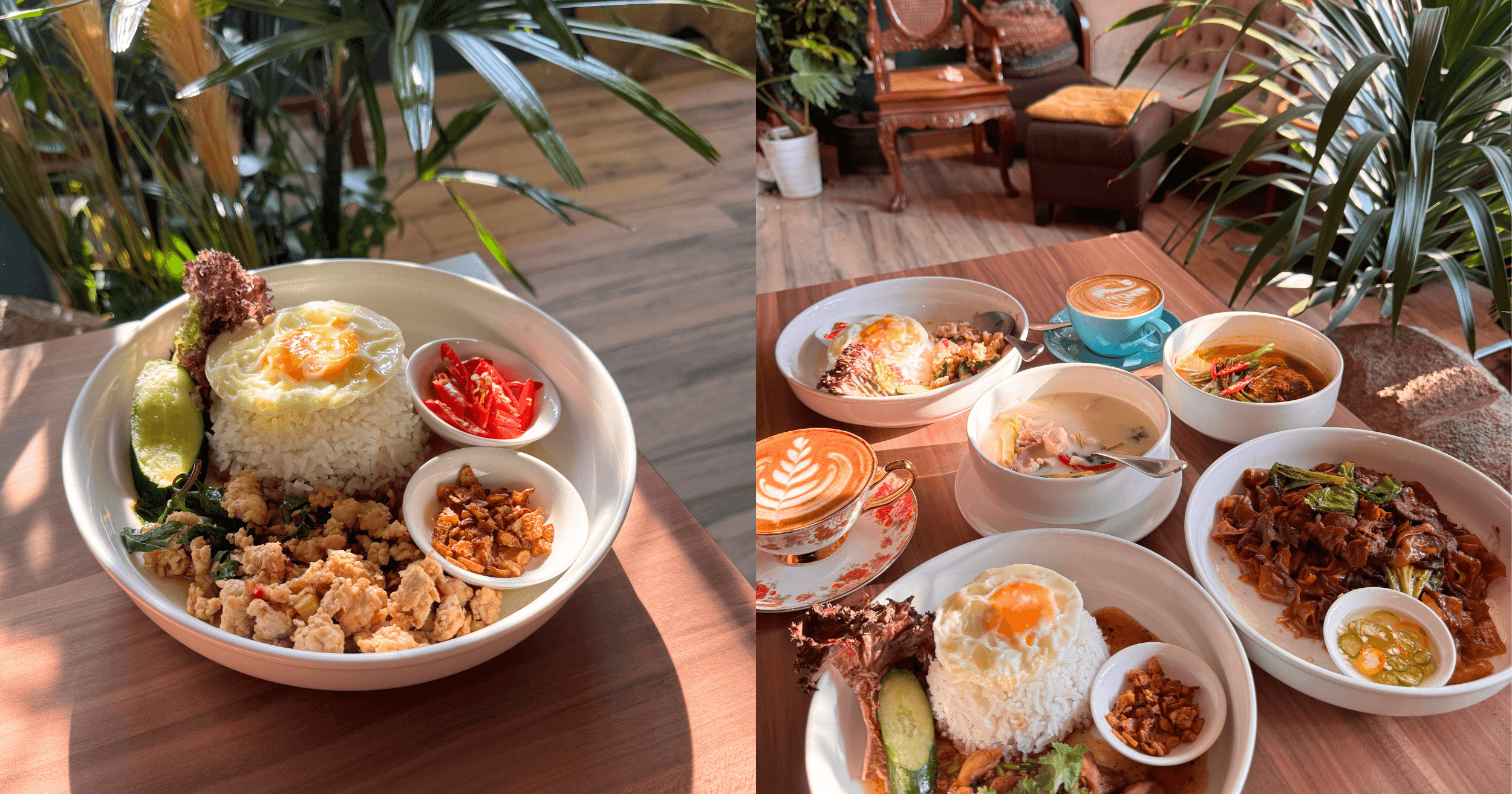 Hidangan masakan asli Kelantan dan Thai di Aperture Cafe, TTDI.