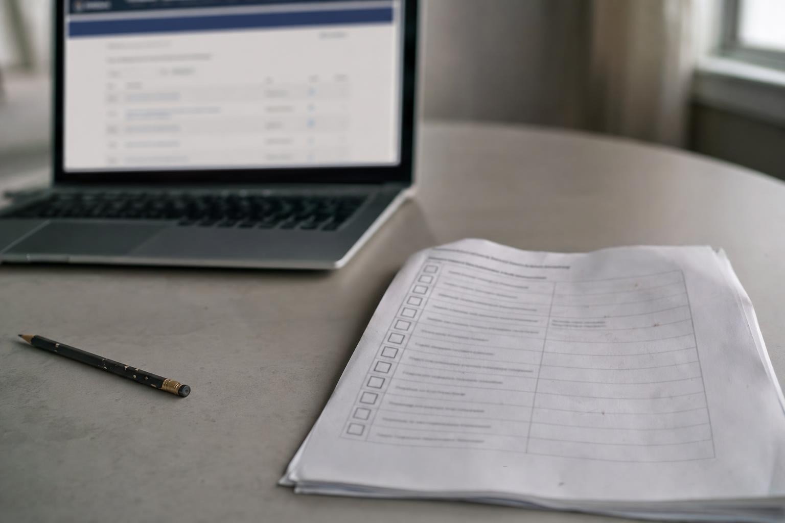 accreditation checklist