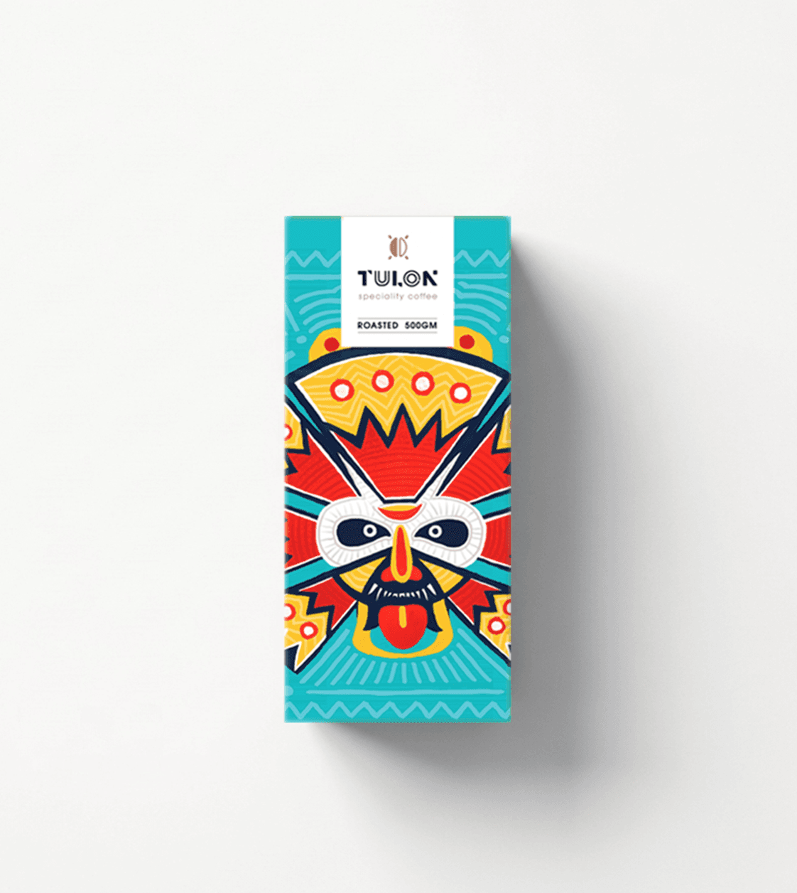 Tulon Kenyan coffee brand identity by BMEG, featuring earthy sophisticated tones, cultural accents, and AI-driven product photography that celebrates ancestral heritage and origin pride.