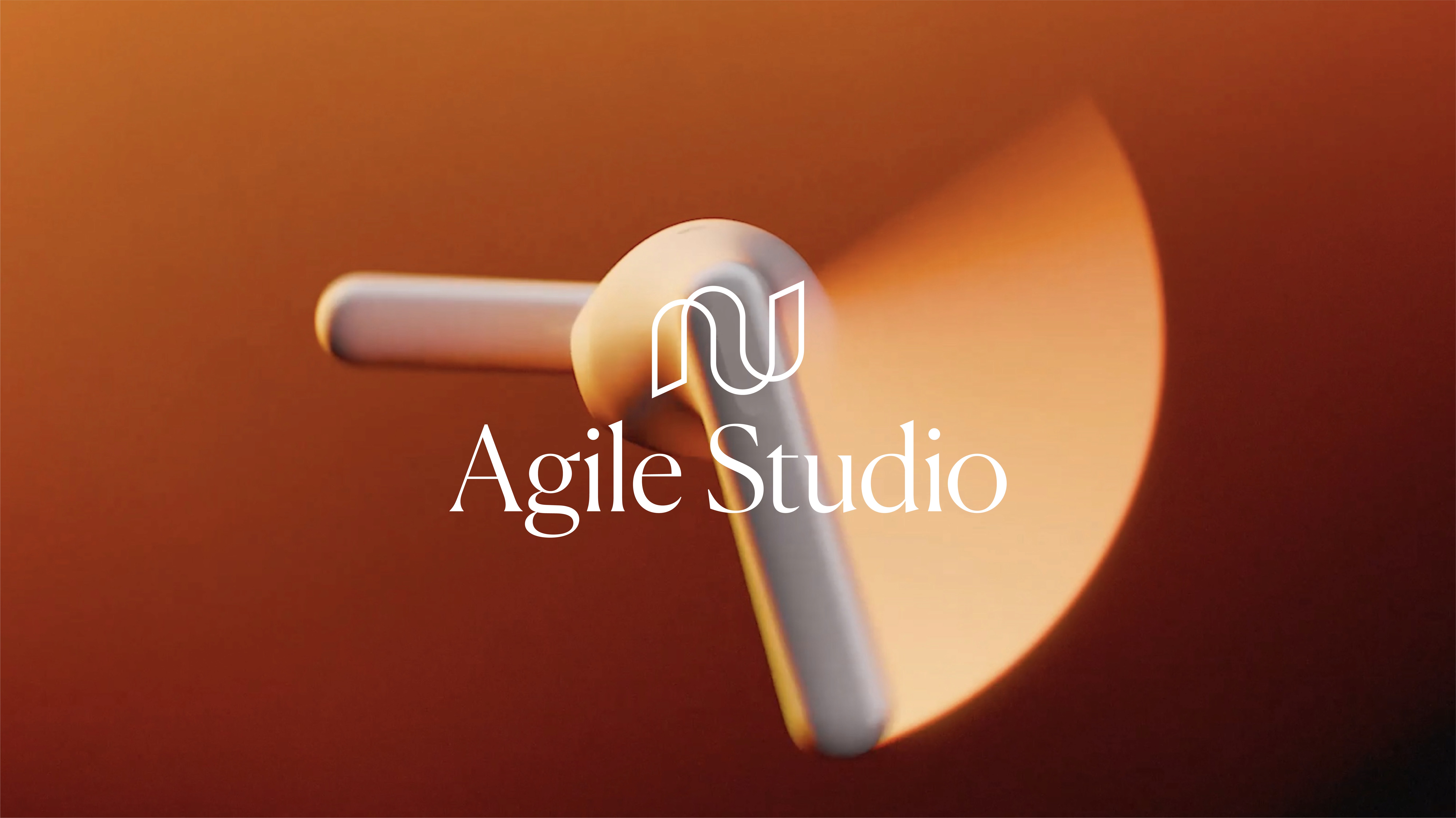 tipota design studio branding for agile studio. agile logo and icon on one plus headphones