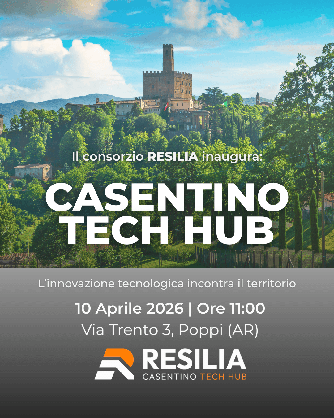 Vista del Casentino Tech Hub