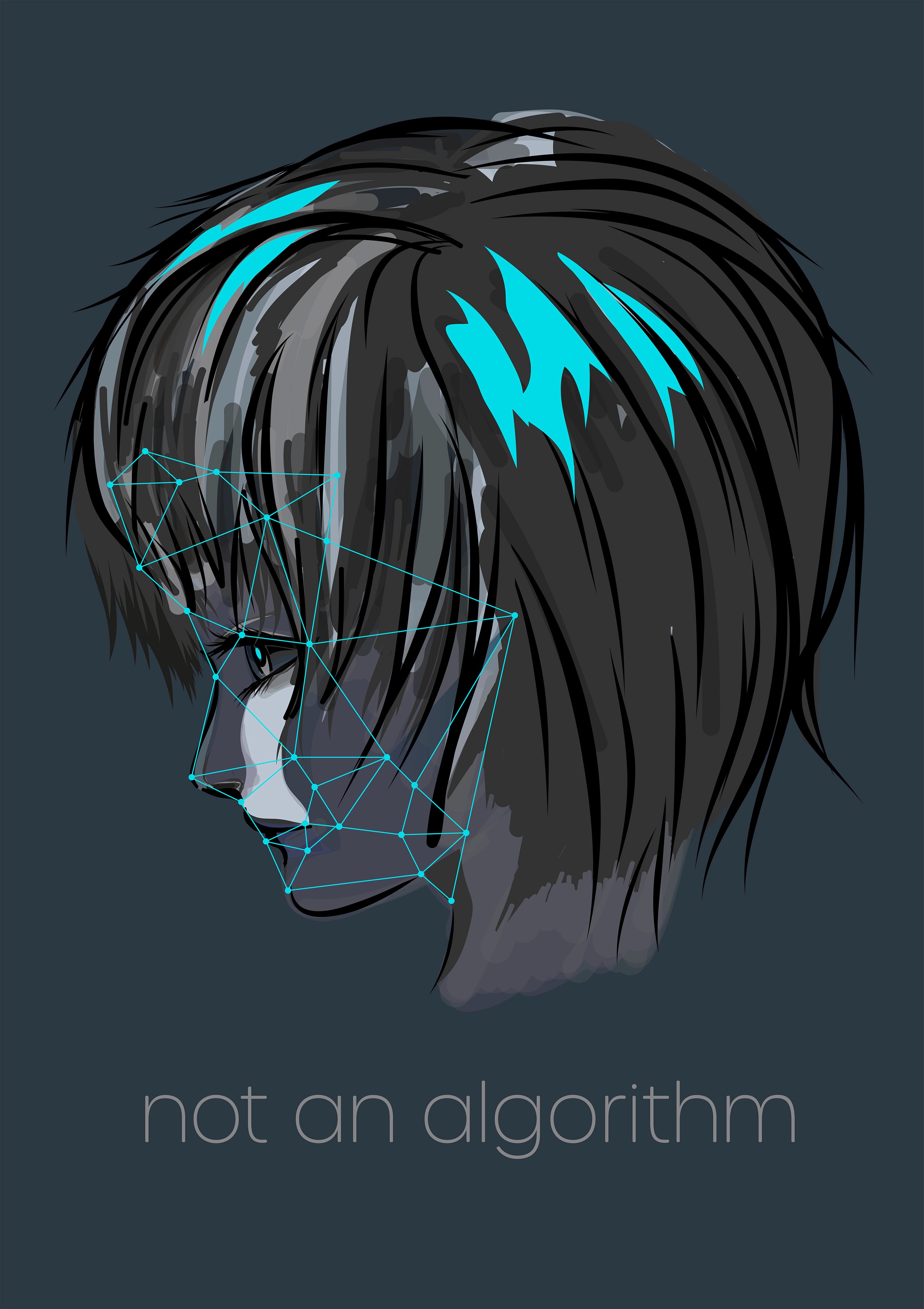 not an algorithm wall art