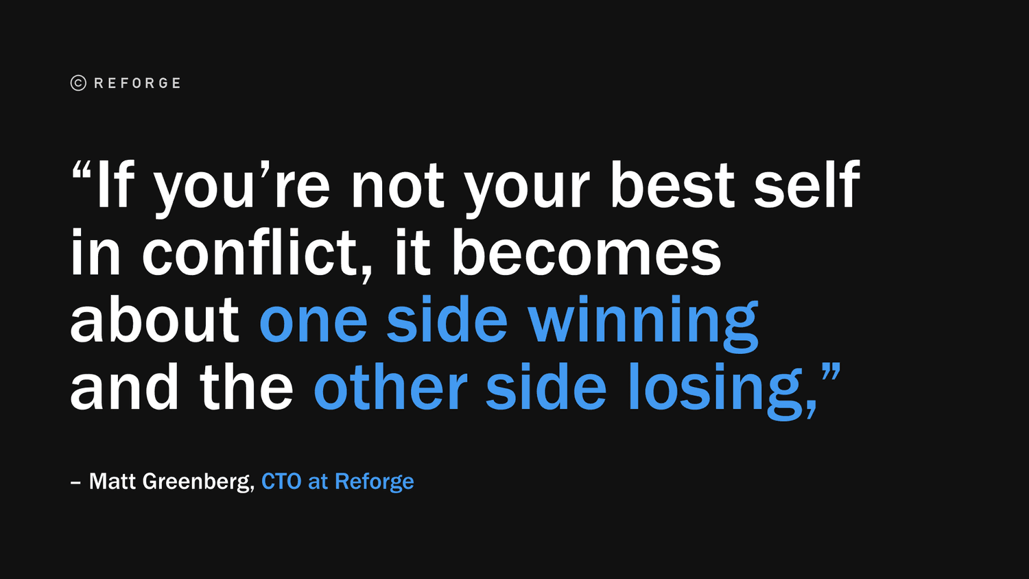 How to Handle Conflict at Work as a Manager -If you're not your best self in conflict