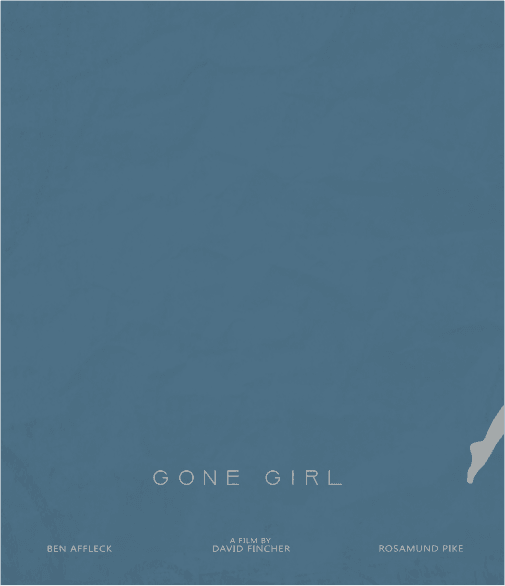 Gone Girl Minimal Pinimal poster