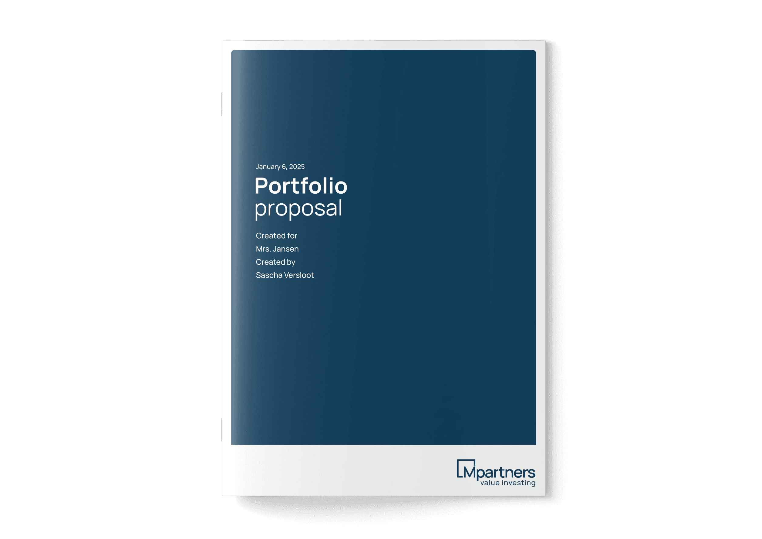 Portfolio proposal